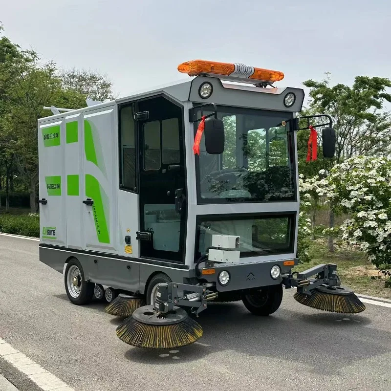 Electric Floor Sweeper 2.5 Meter Cleaning Width Ride on Street Sweeper Road Cleaning Machine Industrial Floor Sweeper with CE
