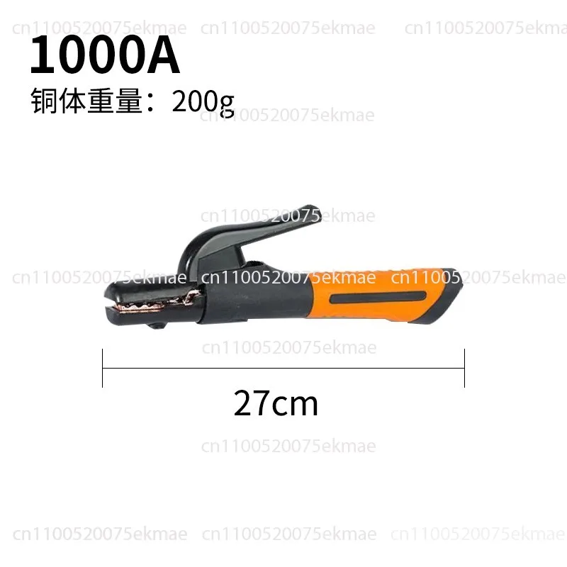 

500A 800A 1000A Electrode Holder Stick Welding Rod Copper Non-slip Handle Cable Welding Clamps Stinger Clamp Tool Heat Resistant