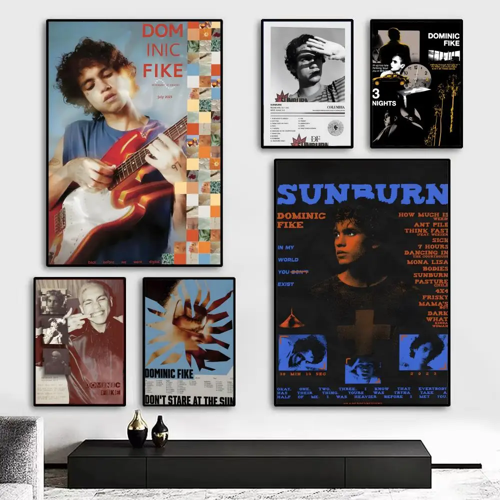Pop Singer D-Dominic F-Fike Poster Art print wall decor ideal for living room, bedroom, bar, parlor, and home gifting