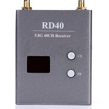 5.8G 40 Channels RD40 High Sensitivity Receiver New Model FPV Drone Receiver Long Range Wireless Transmission For RC Racing