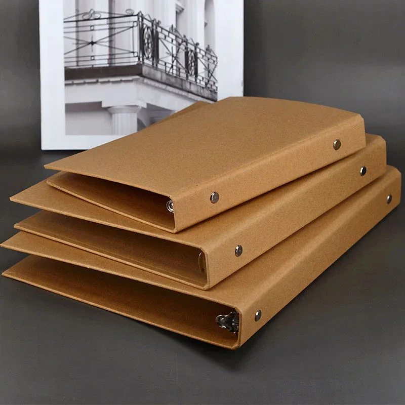 

A5 A4 A6 Kraft paper Creative Binder Loose Notebook Diary Loose Leaf Note Book Planner Office Supplies Journal B5 Binder Planner