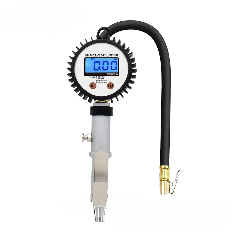 High-precision Digital Black Tire Pressure Gun Inflation and Deflation Pressure Meter Tire Pressure Meter Inflation Gun