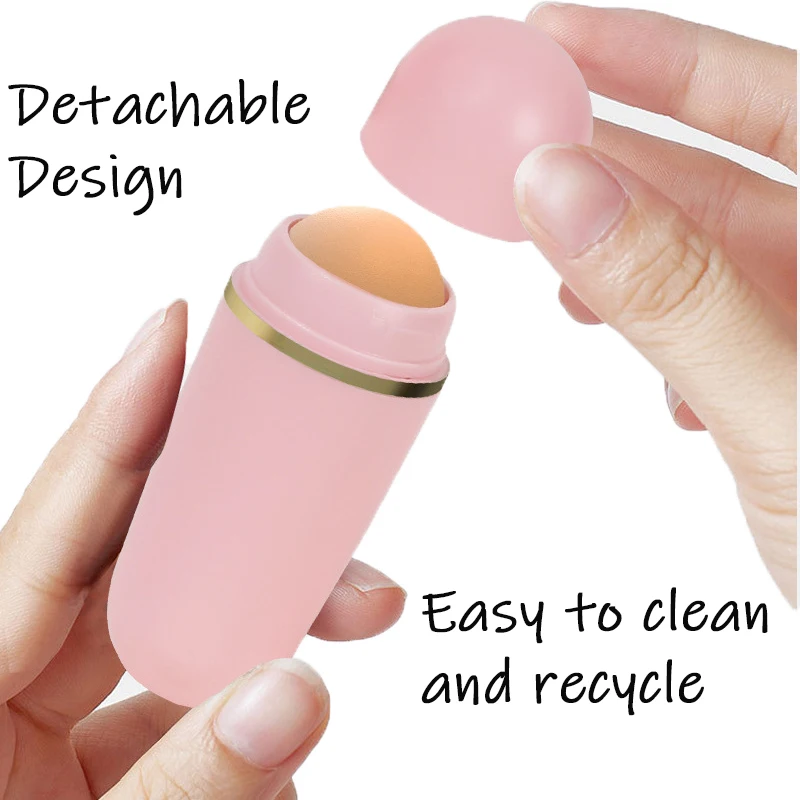 Massage Cleans Poresremoves Facial Oil-Absorbing Stick Remover Household Portable Washable Care Summer Skin Oil Control Tool