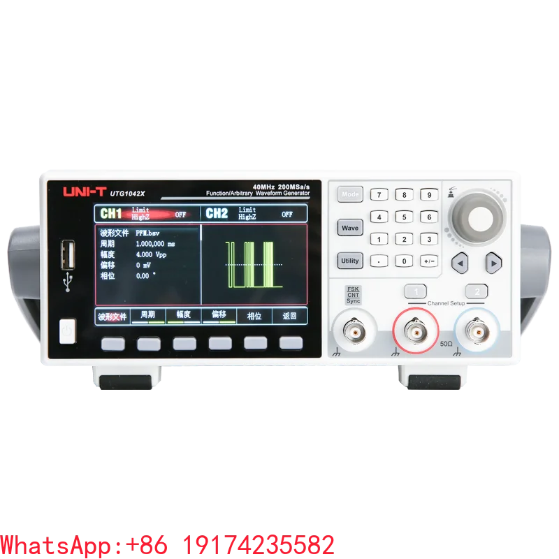 UNI-T UTG1042X Function Arbitrary Waveform Generator 2 Channels 200MSa/s Sample Rate 40MHz 16bit