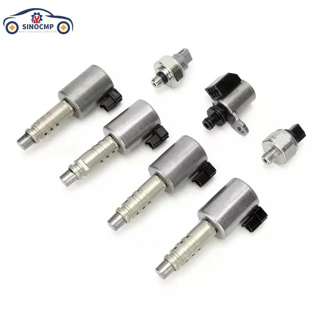 

RE0F10D JF016E JF017E CVT8 7 шт. комплект соленоидов коробки передач с датчиком давления для двигателя Nissan Chevrolet Mitsubishi Suzuki