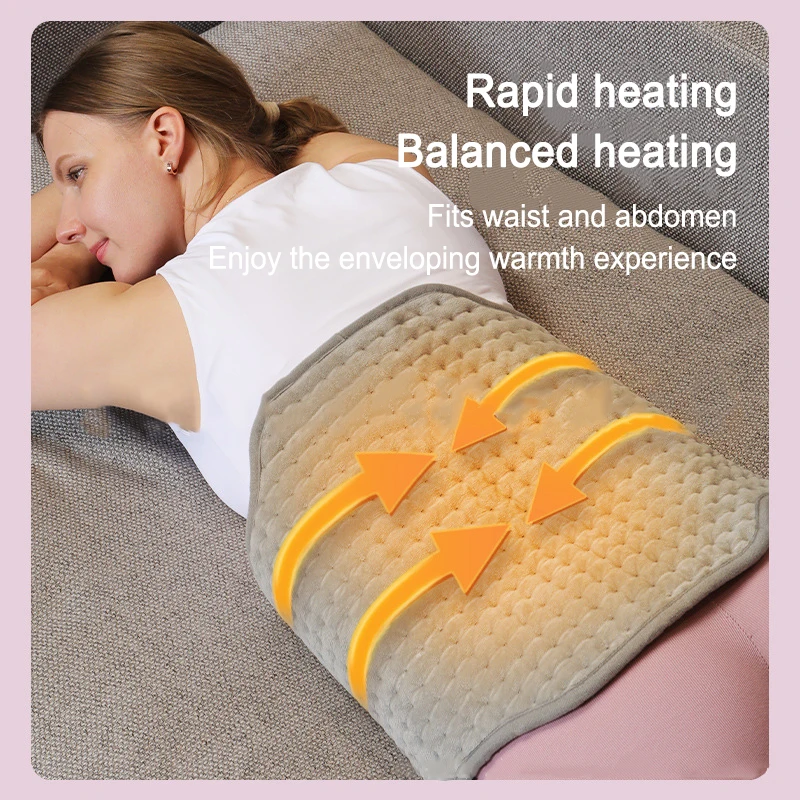 50x60cm Electric Heating Pad Massager Therapy for Body Abdomen Back Pain Relief Winter Warmer Blanket Thermal Massage Mat