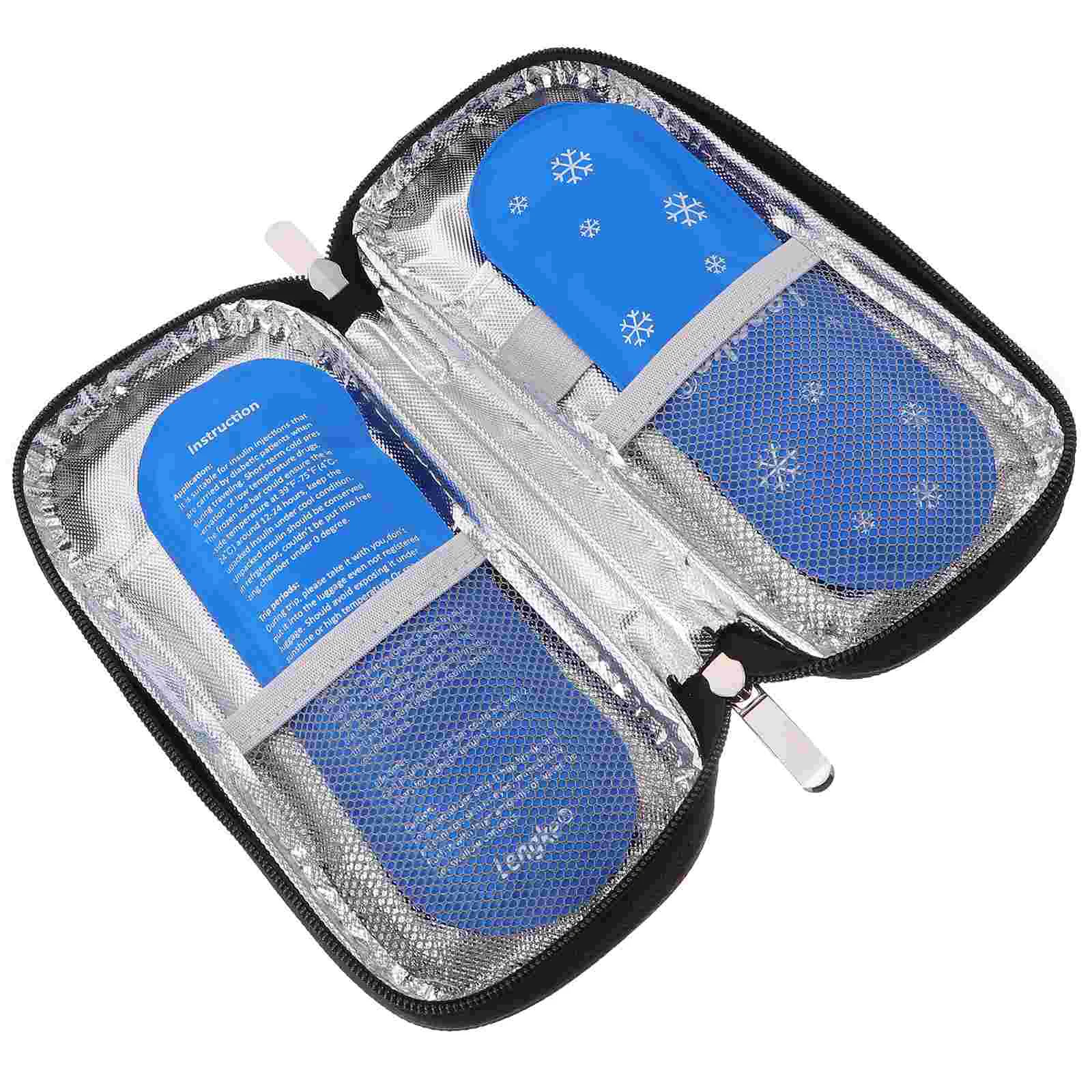 Travel Cooler Insulin Pack Holder Bag for Supplies Child Case Carrying