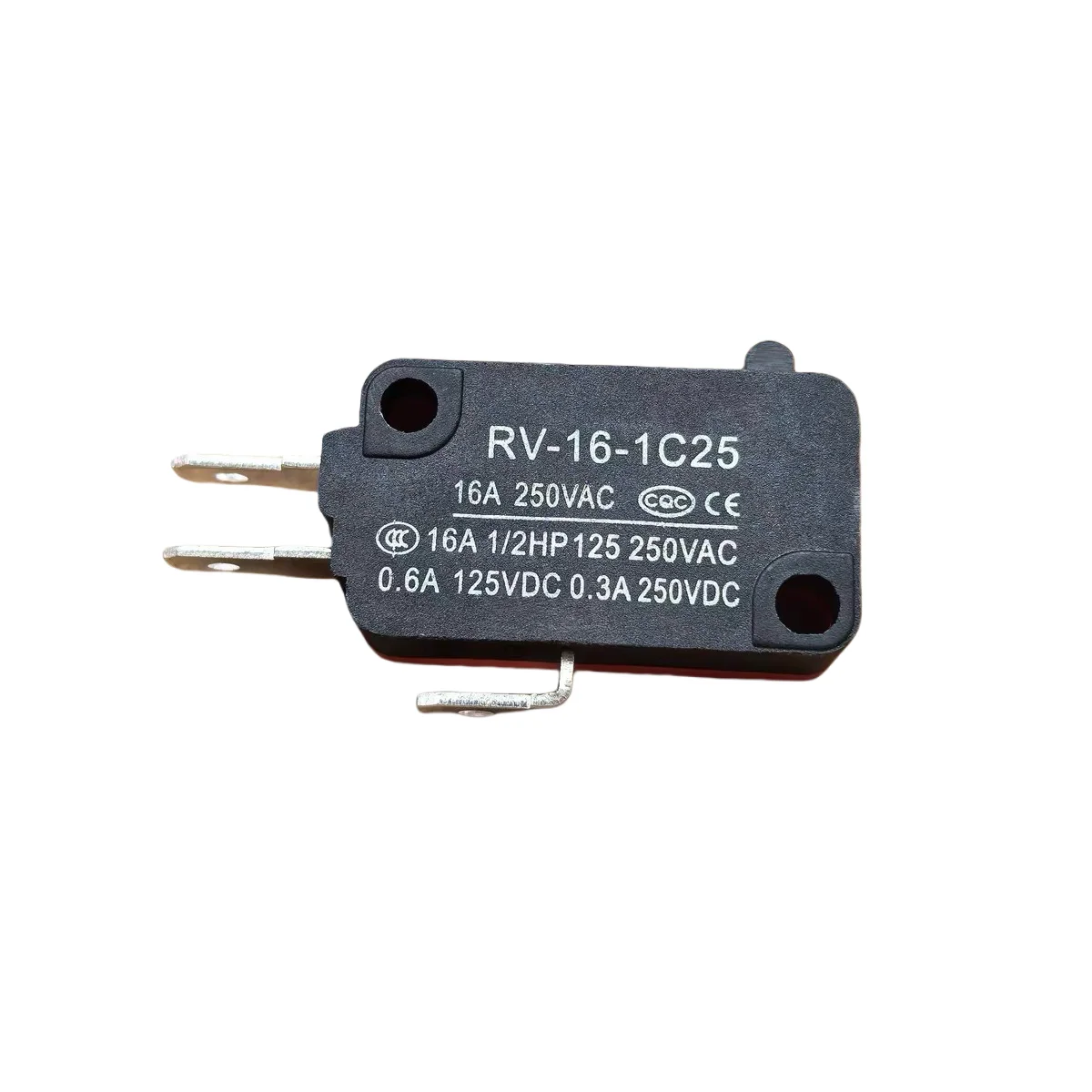 

1PCS/LOTS Super High-End RV-16-1C25 Micro switch Silver Point Small Self-Resetting Travel Limit Gate 16A IC Electronic component