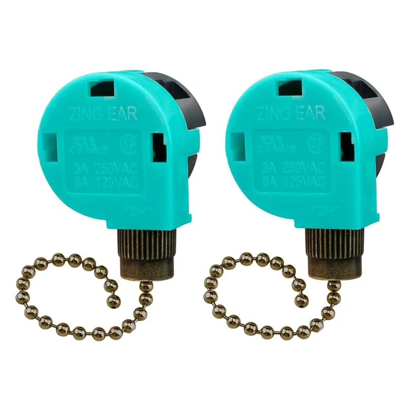 مفتاح سلسلة سحب مروحة السقف 3 سرعات 4 سلك، ZE-268S6، ضوء ومجموعات (أ)