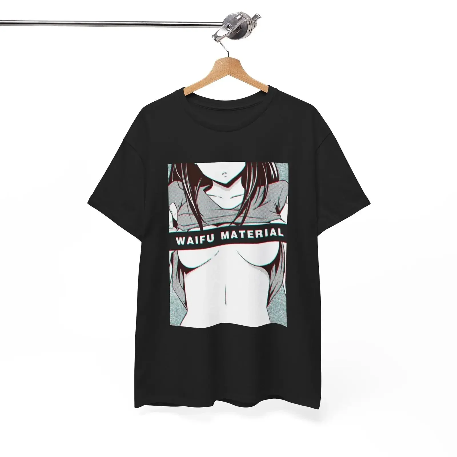 

Waifu Material Hentai Tshirt Sexy anime Naturo Cartoon Unisex Heavy Cotton Tee