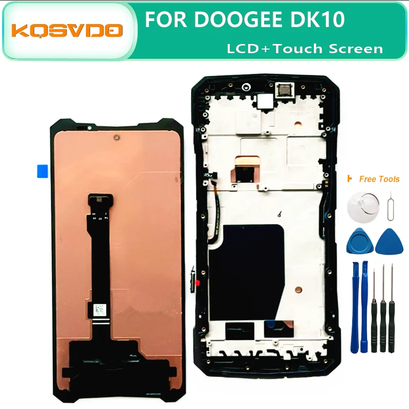 Original New For DOOGEE DK10 LCD Display Screen WithFramePerfect Replacement A+ Quality For 6.67-inch doogee dk10 d k 10 Display