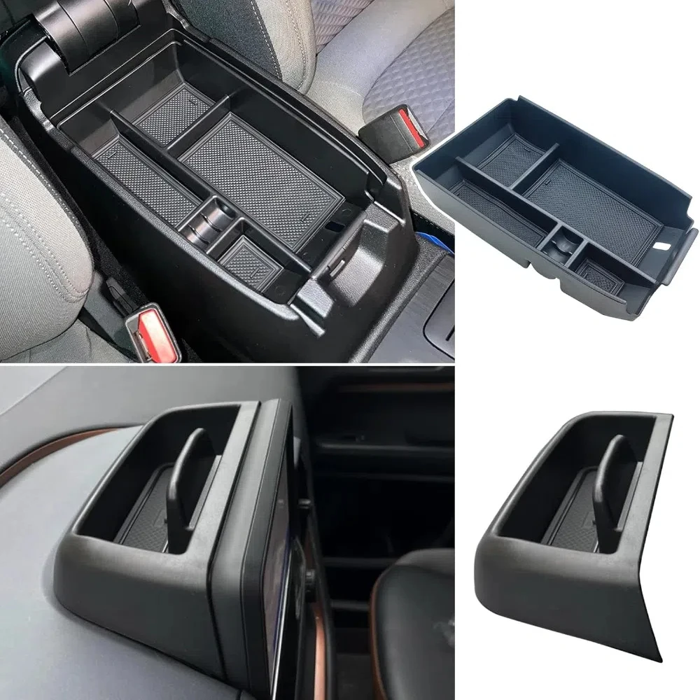 Central Armrest Box Storage Box For Ford Bronco Sport CX430 2021-2024 Accessories Armrest Box Insert Storage Tray Accessories