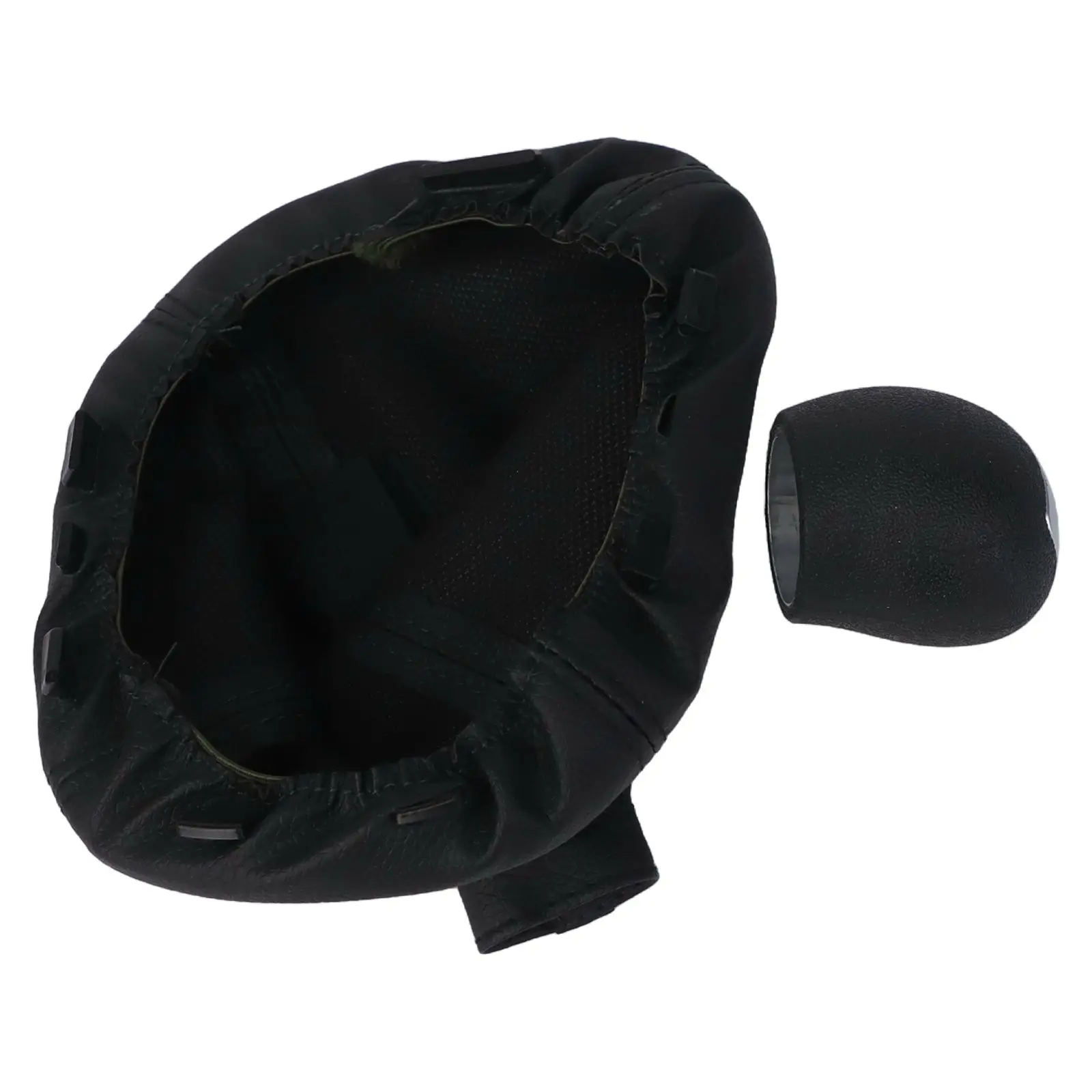 

6 Speed Gear Shift Knob Gear Shift Collar 15*10*5cm Gaiter Boot Cover Modern Aesthetic PU Leather Material Seamless Fit