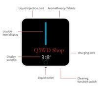 Q5WD 400ml Auto Soap Dispenser Wall Mounted Touchless Soap Dispenser for Shopping Mall Hospital Office 3 Dispensing Modes