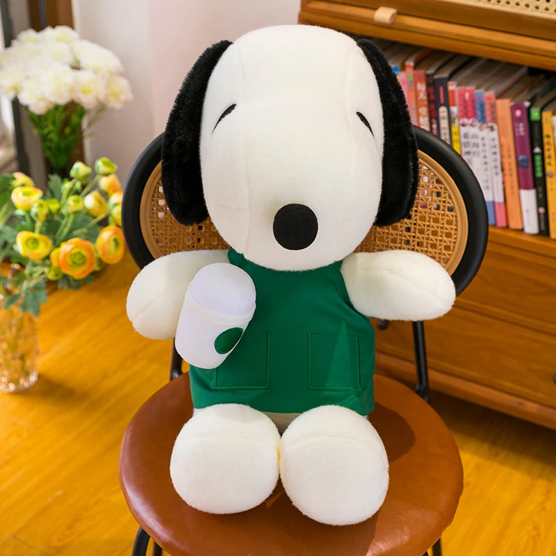 

40-60cm Snoopy Plush Toys Cartoon Cute Plushie Anime Birthday Pillow Sofa Back Dog Doll Stuffed Gift for Childrens Xmas