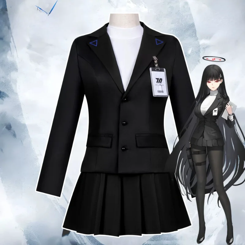 

Синий архив Cos Haruhi Косплей Аниме Костюм Хэллоуин Jk orm Fem Студенческий школьный наряд Китайский производитель