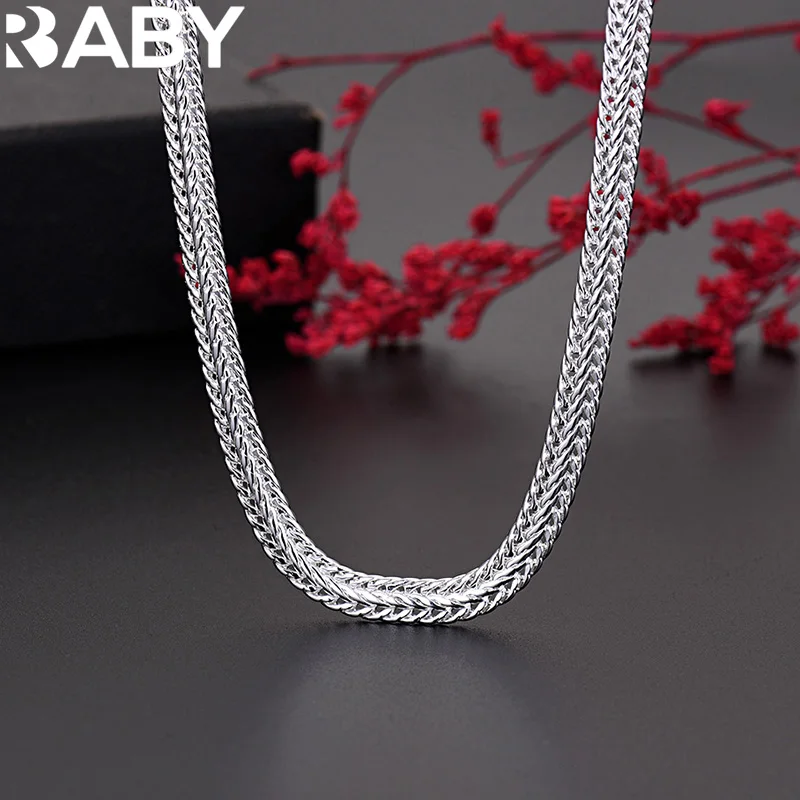 925 Sterling Silver Snake Chain Necklace Noble for Women Men Jewelry Designer Wedding Engagement Gifts 50/60cm Wholesale Price