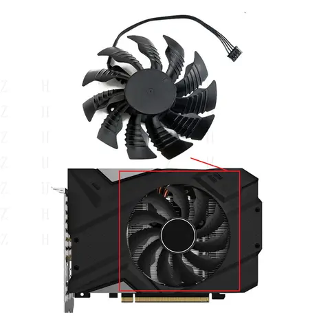 Gigabyte gtx 1660 super cooler fan-AliExpress