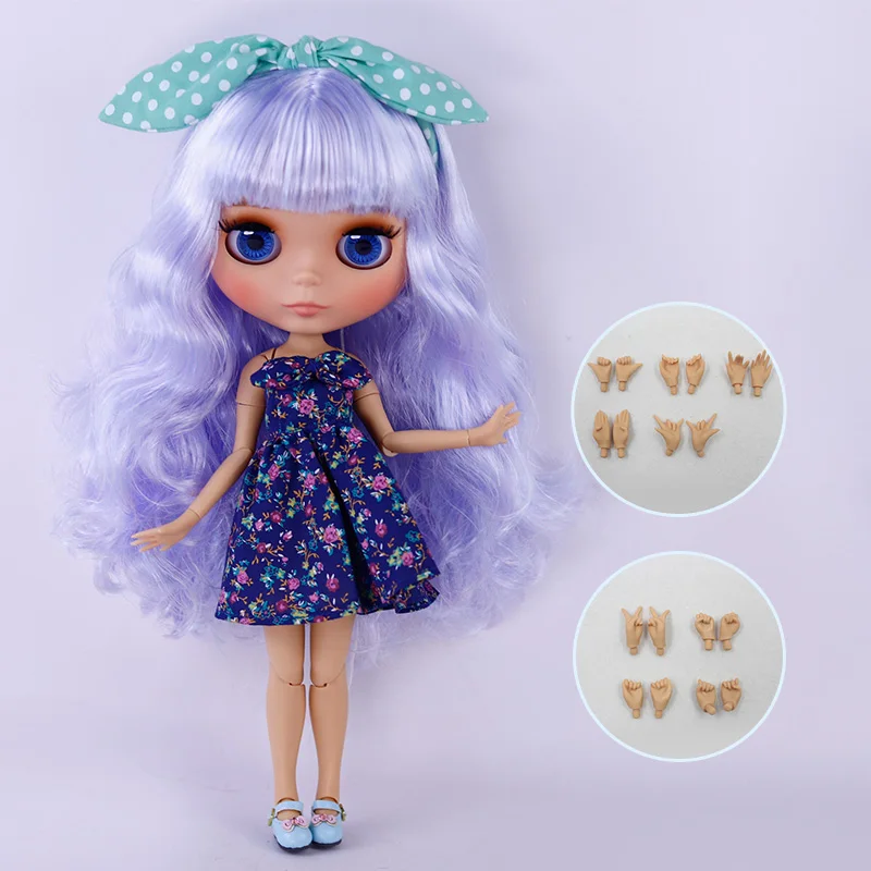 ICY DBS Blyth Puppe, hellbraune Haut, mattes Gesicht mit Augenbrauen, Sonderpreis, 1/6 BJD JOINT Body Neo, Weihnachtsgeschenk, Anime