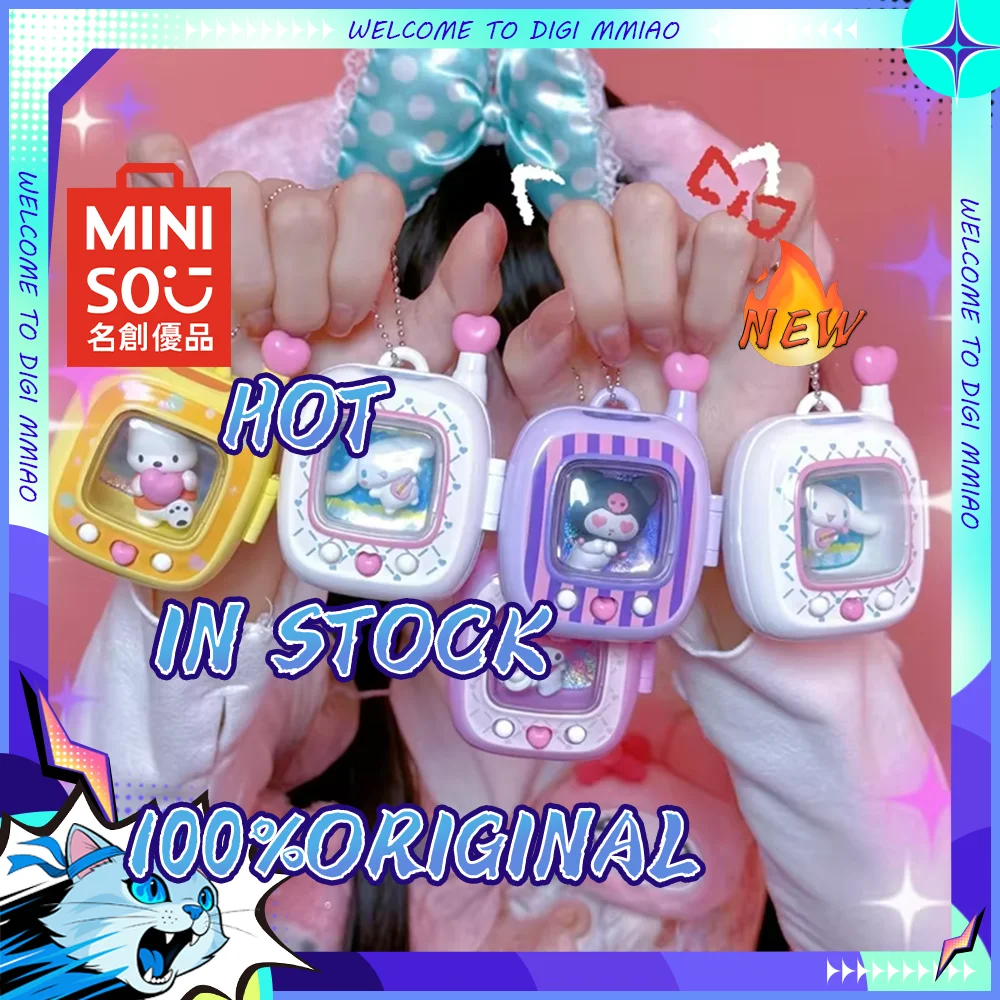 En Stock, nueva caja ciega de la serie Sanrio Pocket Elf, juguetes Hangyodon Kuromi, mochila con figuras, colgante luminoso, regalo de Hello Kitty