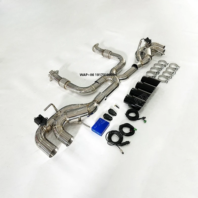 

For 2023 Corvette C8 Convertible LT2 Engine, High-Performance Polished Stainless Catback with E-Valve Controller, In Stock