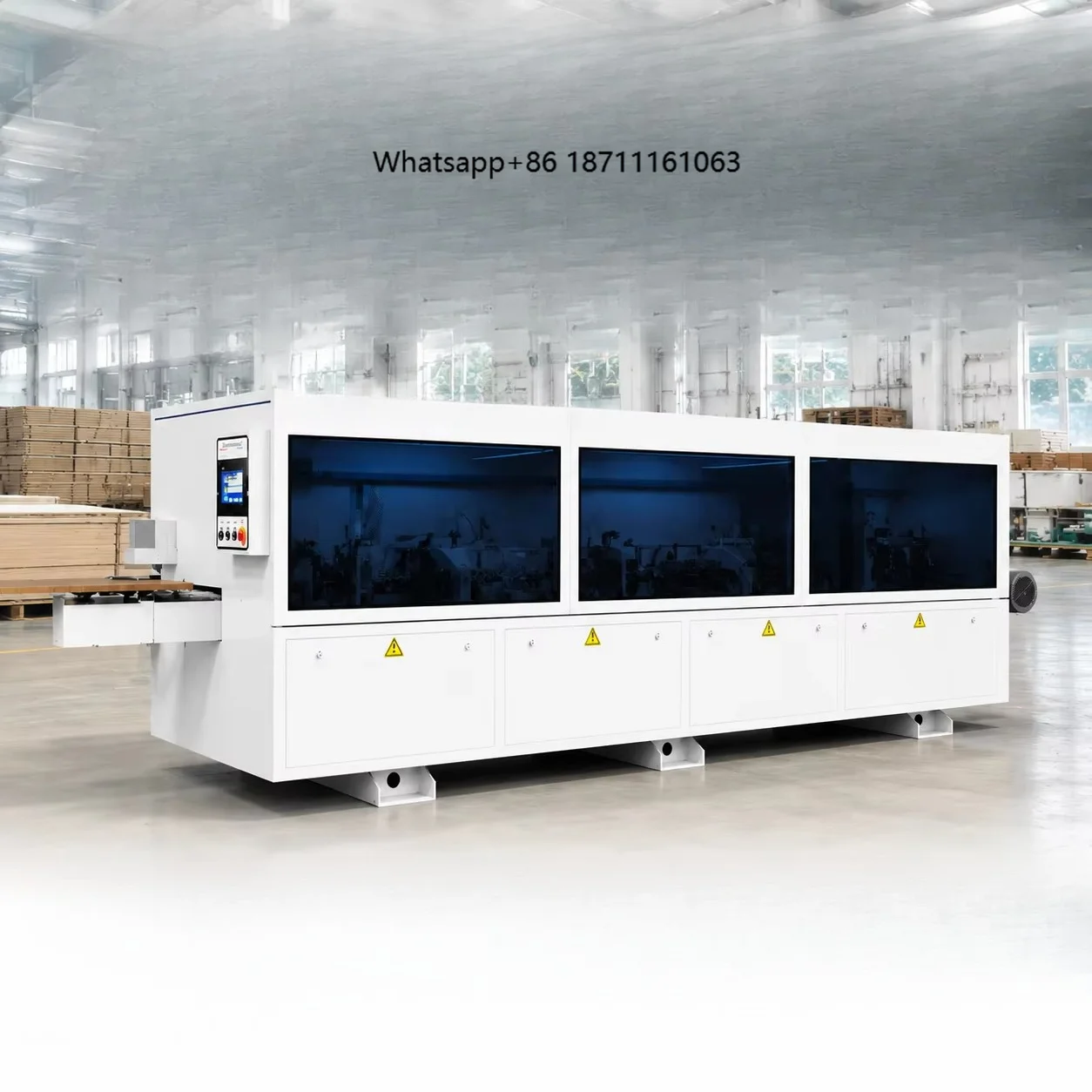 Fast Shipping 7 Function Edge Banding Machine Pre-milling Automatic Pvc Edge Banding Machine for Plywood Mdf Wood Furniture