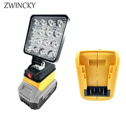 4 In Portable LED Work Light For Dewalt,18V 20V Lithium Battery Outdoor Lighting Work Lamp Camping Lighting Flashlight Emergency