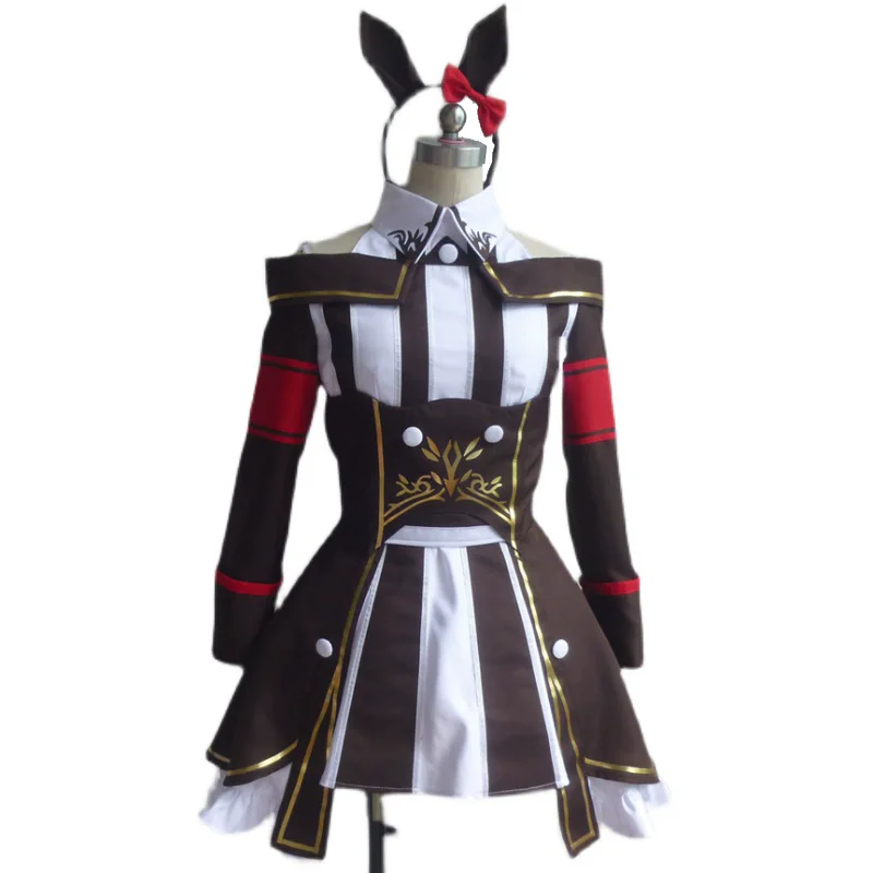 

Anime Curren Chan Cosplay Costume Halloween Party Pretty Women's Dresses Clothing Custom Made