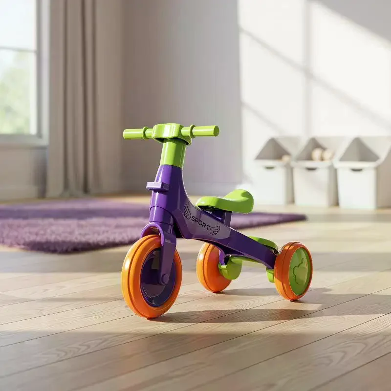 1Pcs Dollhouse Mini Tricycle Simulation Small Bike Model Toys Miniature Home Ornament Dollhouse Accessories view 4