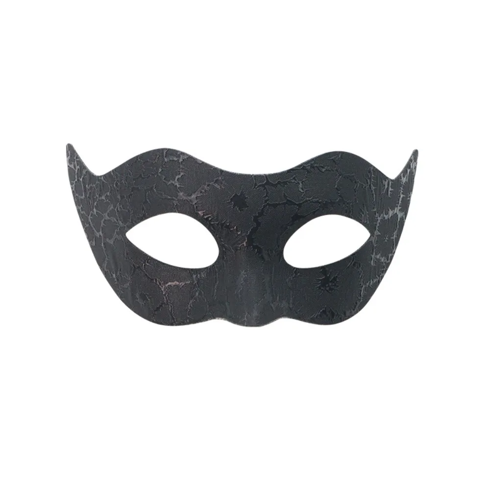 

Retro Plastic Halloween Masks Reusable Durable Jazz Mask Venetian Masquerade Gold Half Face Mask Christmas
