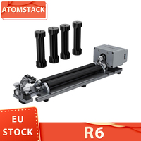 ATOMSTACK R6 Rotary Roller with Riser Feet for Standard Cylindrical Object Smart Recognition 360° Rotating with AtomStack Studio
