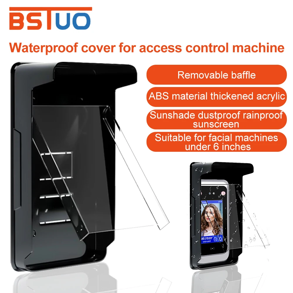 

Outdoor Rain-Proof Cover for Access Control System Facial Recognition Device Door Intercom Rain Protection Waterproof Sunshade