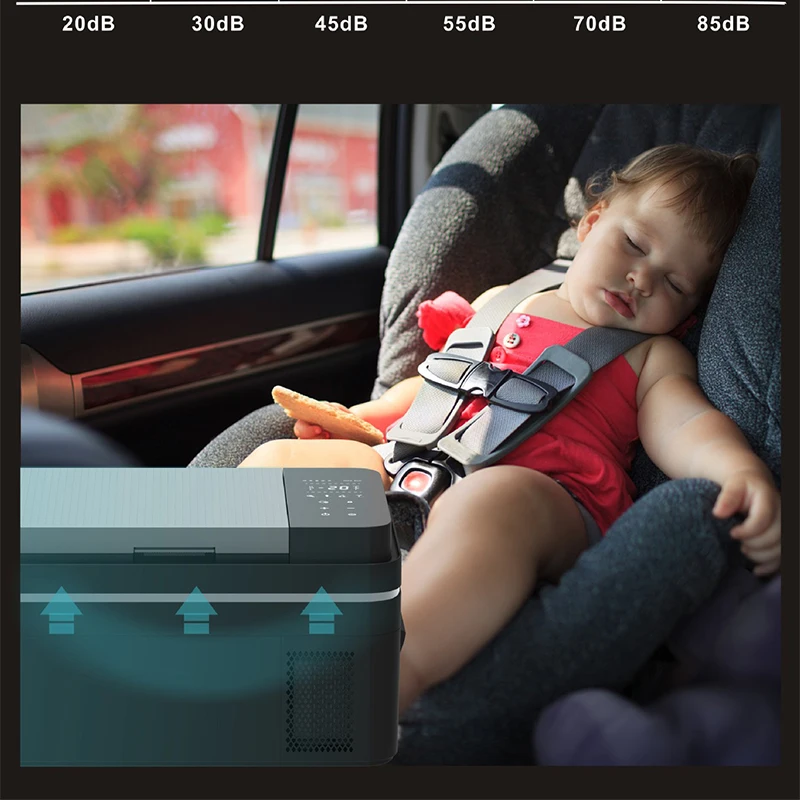 20L/25L/30L أجهزة المطبخ ثلاجة محمولة سيارة تخييم ثلاجة ضاغط كهربائي برودة