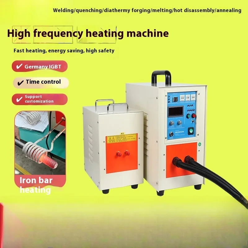 Mesin Las Tabung Tembaga Frekuensi Tinggi, Peralatan Pemanas Induksi Frekuensi Tinggi, Honghu 15Kw Kecil