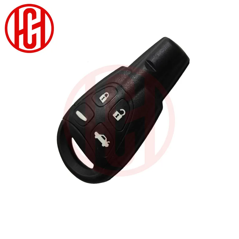 Slimme Afstandsbediening Autosleutel ID46 PCF6946 433 MHZ LTQSAAM433TX/Sleutel Shell Fob Voor SAAB 93 95 9-3 9-5 WF Vervanging Afstandsbediening Sleutel 4 Knoppen