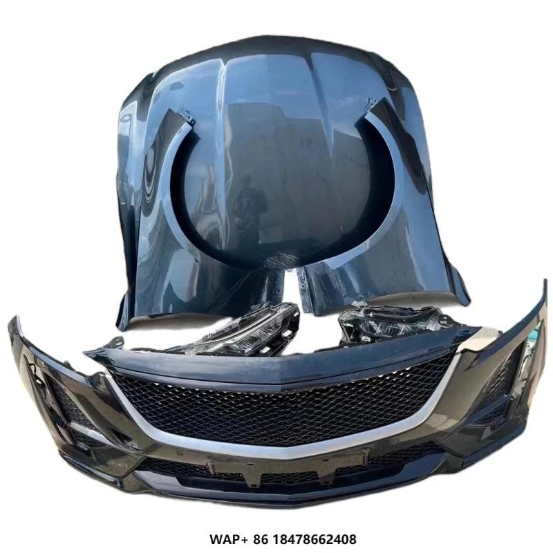 China's Best-selling for Cadillac CT5 CT4 CTS STS Car Bumper Front and Rear Including Grille Radiator Headlights Front Nose Hood