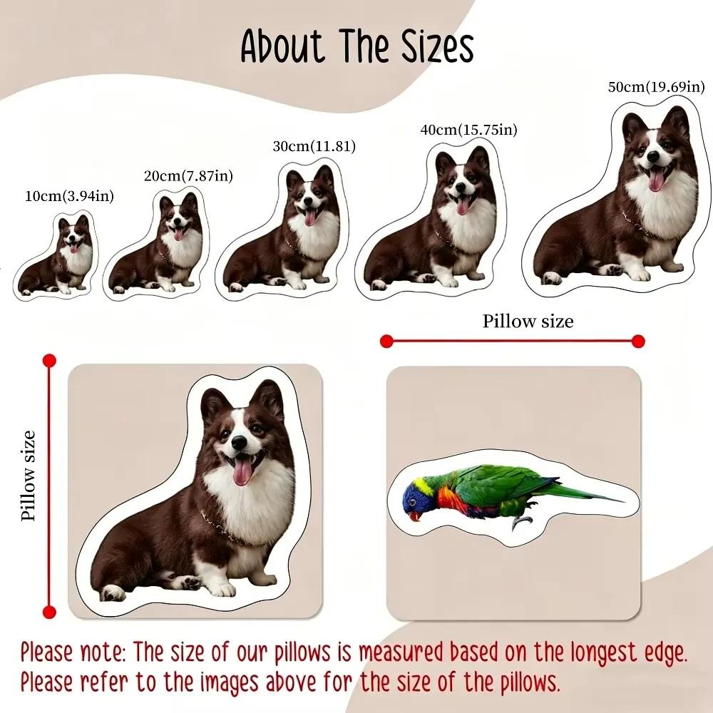 2026 New Personalized Customized Photos DIY Pet Pillow, Dog Cat Themed Cushion, Ideal Gift for Animal Enthusiasts view 5