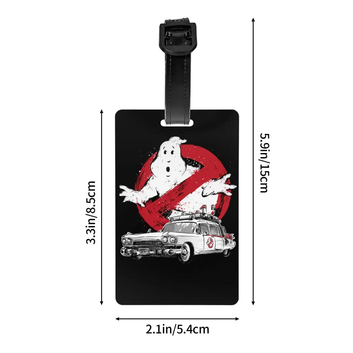 Custom Ghostbusters Luggage Tag Privacy Protection Supernatural Ghost Movie Baggage Tags Travel Bag Labels Suitcase