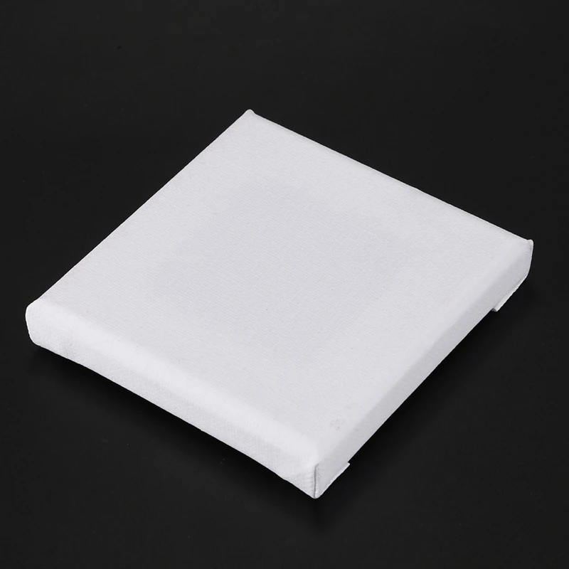 Горячие TTKK 40 шт., белые пустые художественные доски, мини-натянутые художественные холсты, художественная доска, акриловая масляная краска, дерево + хлопок для художественной живописи