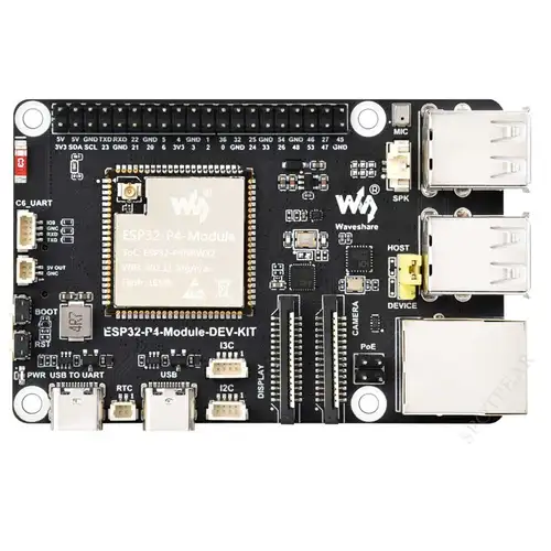 Imagen 2 del producto Placa de desarrollo de ESP32-P4 cámara C6 MIPI CSI pantalla DSI de 7/10,1 pulgadas/RJ45 Eth/mic/Audio/WiFi 6 Bluetooth 5 Waveshare