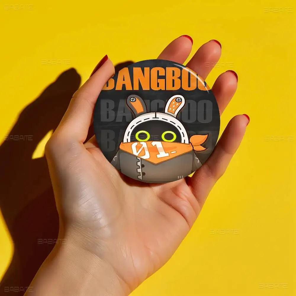 Zenless منطقة صفر ZZZ Bangboo 58 مللي متر اليدوية بروش الكرتون تأثيري شارة على ظهره مجوهرات اكسسوارات هدايا #6