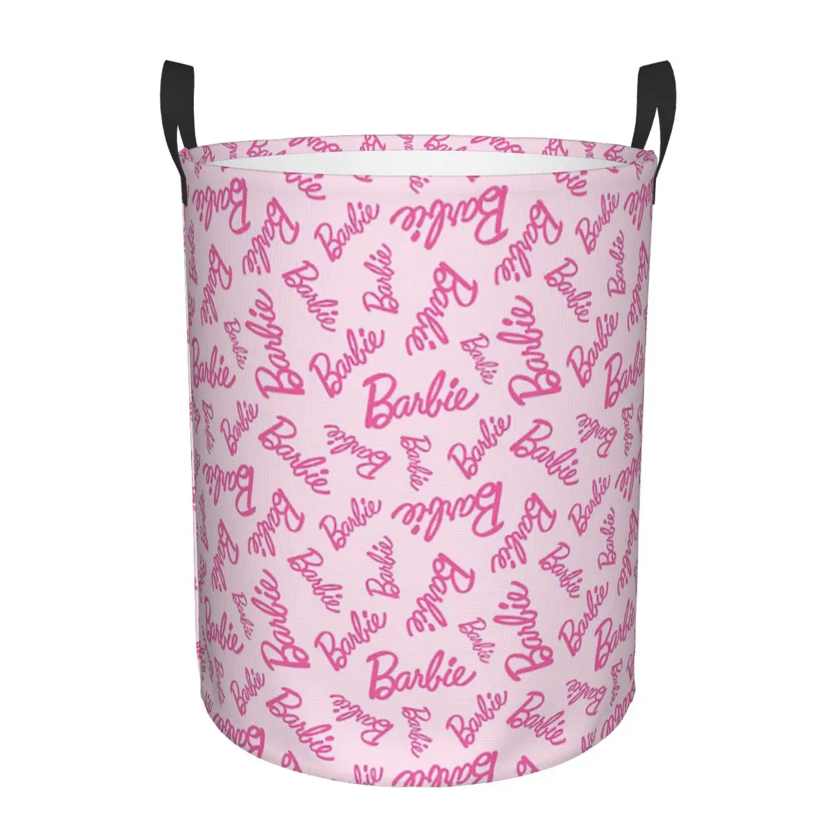 Custom Pink Barbie Laundry Hamper Large Storage Basket Girls Boys Toy Organizer