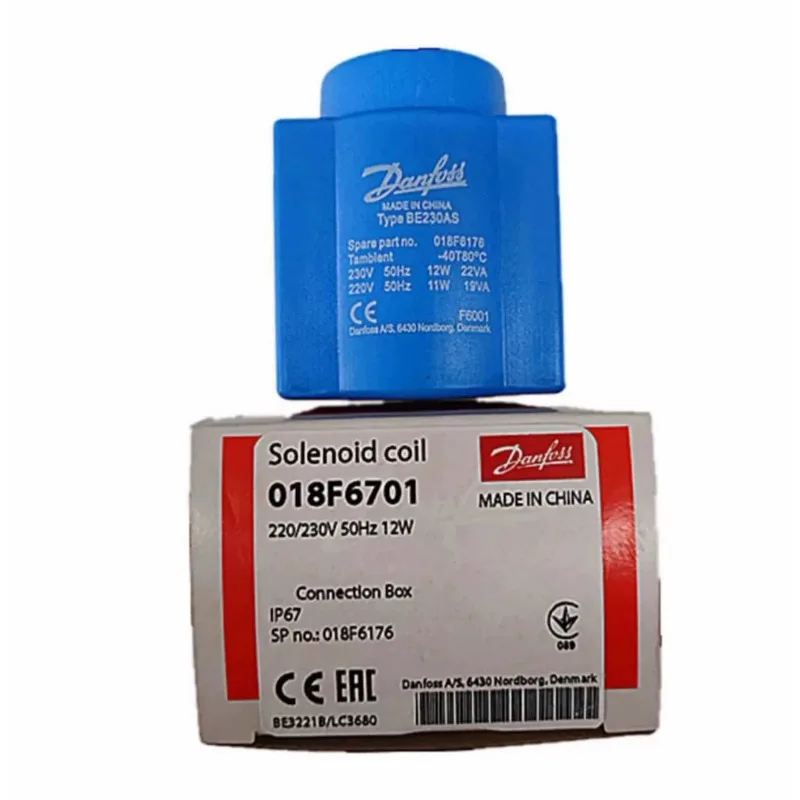 

DANFOSS Danfoss refrigeration solenoid valve coil 018F6176-018F6701 BE230AS AC220V