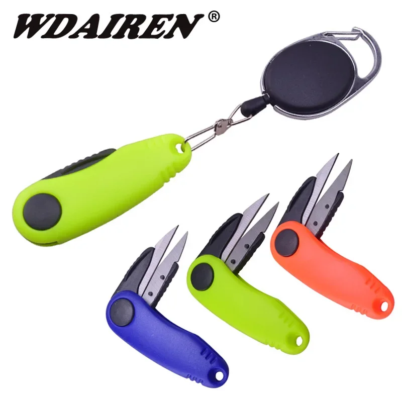 

Portable Shrimp-Shaped Stainless Steel Fish Use Scissors Accessories Folding Fishing Line Cut Clipper Fishing Scissor Tackle