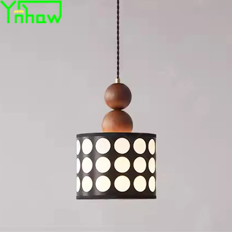 

Retro Vintage Bedside Pendant Light French Japanese Style Designer B&B Bedroom Closet Hanging Wire Lamp Lighting