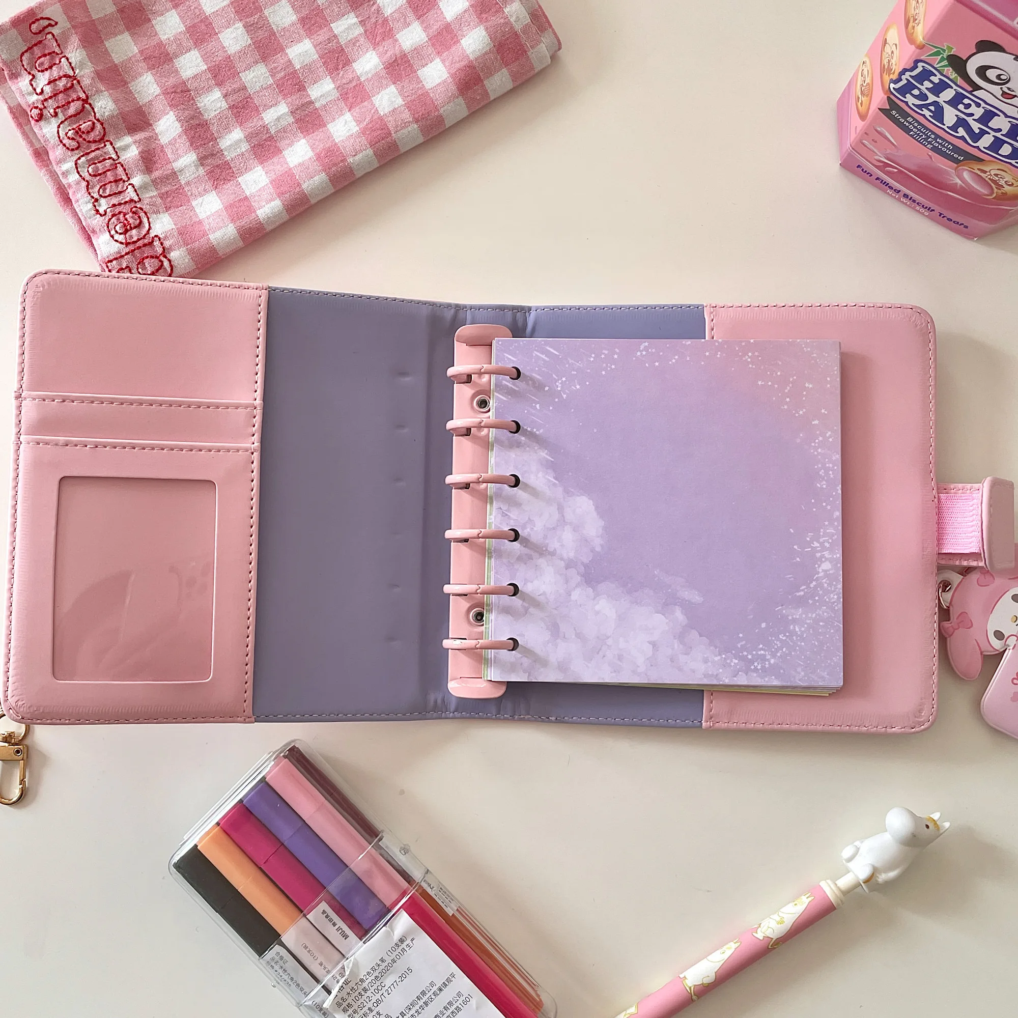 Sharkbang Makronen A7 Platz PU Bindemittel Tagebuch Notebook Zeitschriften Agenda Planer DIY Idol Kpop Sammeln Buch Geschenk Set Schreibwaren – Detail 29