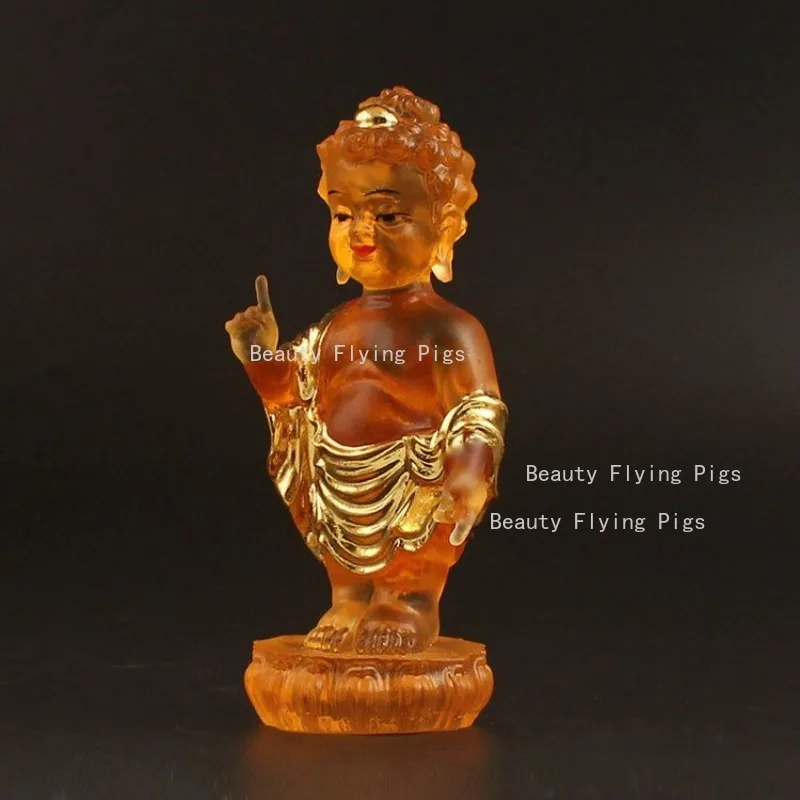 1pc Resin Buddha Statue Ornament, Shakya Muni Buddhas, Temple/Buddha Statue Decoration, Worship Buddha Statues, Home Decoration