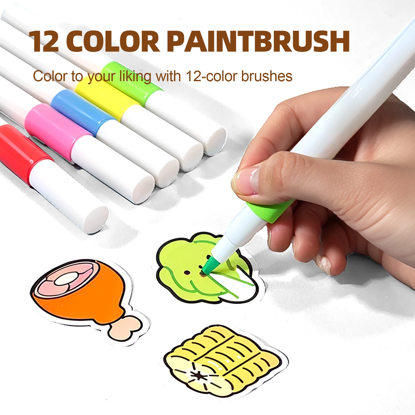 Kit blando de bricolaje de espuma 3D para niños, juguete interactivo para padres e hijos, formas de series de frutas y postres