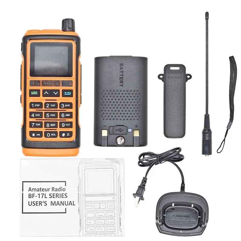 

NEW UV-17L Double-segment Double-display Walkie-talkie Intercom Civilian Handset Self-driving Tour 1