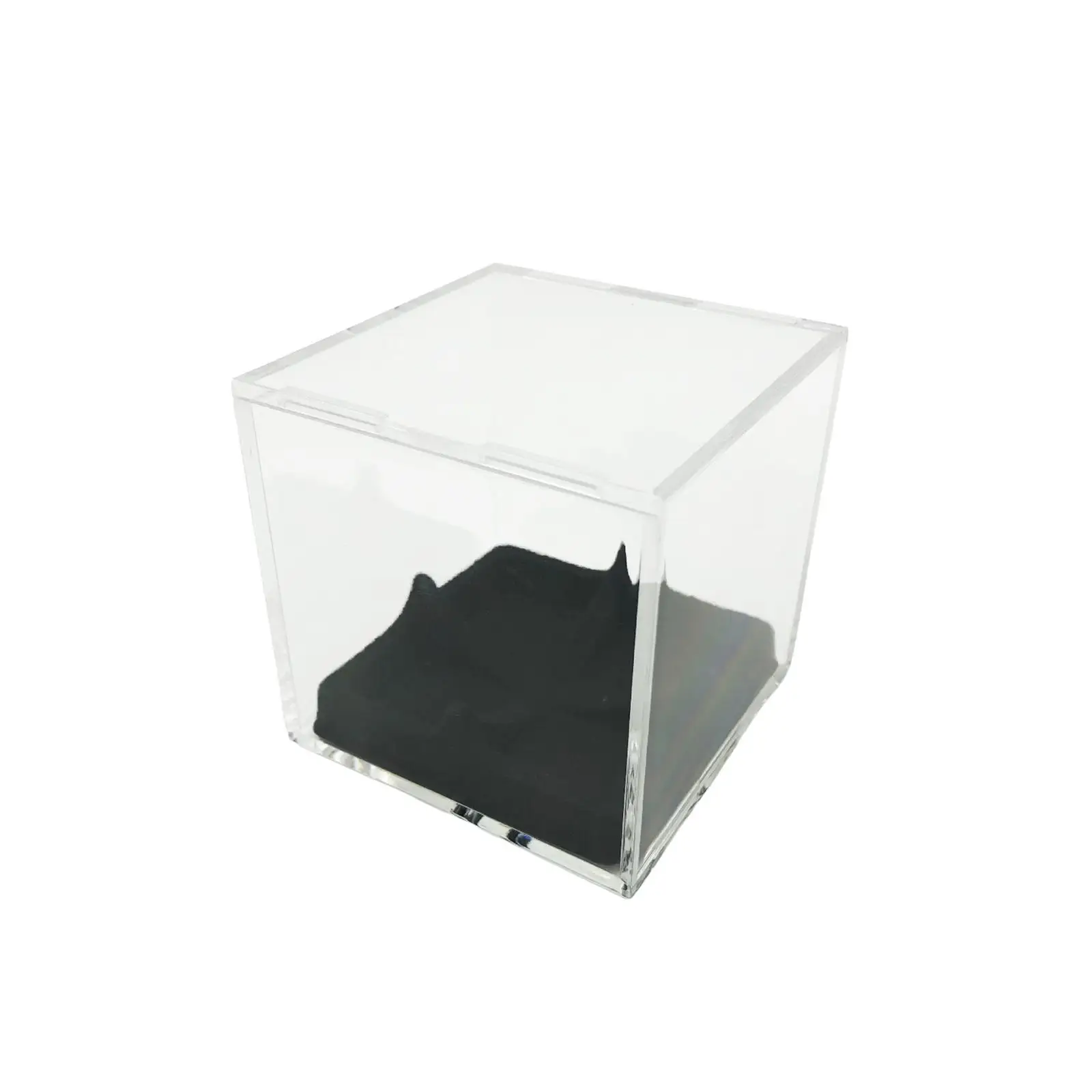 Dustproof Storage Box, Acrylic Baseball Stand with Holder, Display Case Visual